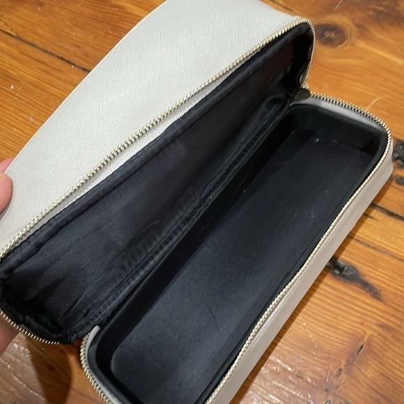 Stackers Makeup Travel Grey double compartment Case - Picture 4 of 5